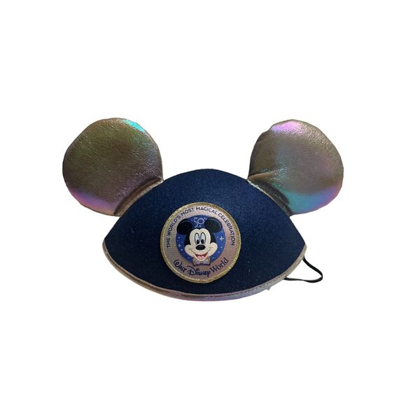 DISNEY Parks 50th Anniversary Adult Cap Hat Ears NEW New with tags - Picture 1 of 5